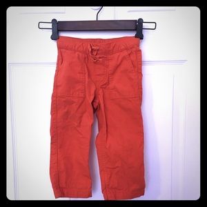 Kids Primary Orange Chino Pants Unisex 2T